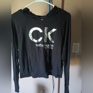 Calvin Klein Crop Top with Hood size L